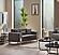 Lotus 2-Pieces Sofa & Loveseat Set - Grey by Furnia Furniture