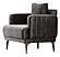 Lotus Chair - Grey by Furnia Furniture