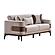 New Mood 2-Pieces Sofa & Loveseat Set Cream by Furnia Furniture