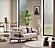 New Mood 2-Pieces Sofa & Loveseat Set Cream by Furnia Furniture