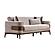 New Mood 2-Pieces Sofa & Loveseat Set Cream by Furnia Furniture