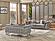 Munich Stationary Loveseat - Grey by Furnia Furniture