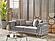 Munich 2-Pieces Sofa & Loveseat Set - Grey by Furnia Furniture