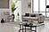 Nero 2-Pieces Sofa & Loveseat Set - Light Grey by Furnia Furniture