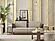 Nirvana Stationary 4 Seat Sofa Beige by Furnia Furniture
