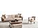 Odin Convertible 4 Seater Sofa - Cream by Furnia Furniture