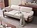 Odin 2-Pieces Sofa & Chair Set - Cream by Furnia Furniture