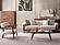 Odin 2-Pieces Sofa & Chair Set - Cream by Furnia Furniture