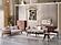 Odin 2-Pieces Sofa & Chair Set - Cream by Furnia Furniture