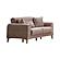 Orion Convertible Loveseat - Cream by Furnia Furniture