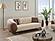 Palmera Stationary Sofa Cream by Furnia Furniture