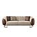 Palmera Stationary Sofa Cream by Furnia Furniture