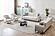 Palermo 2-Pieces Sofa & Loveseat Set - Cream by Furnia Furniture