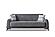 Palermo Convertible Sofa - Grey by Furnia Furniture