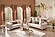 Paris Stationary Loveseat - Cream by Furnia Furniture