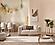 Paris 2-Pieces Sofa & Loveseat Set - Cream by Furnia Furniture