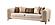 Paris 2-Pieces Sofa & Loveseat Set - Cream by Furnia Furniture