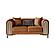 Paris 2-Pieces Sofa & Loveseat Set - Brown by Furnia Furniture