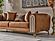 Paris Stationary 4 Seat Sofa - Brown by Furnia Furniture