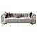 Parma 2-Pieces Sofa & Loveseat Set - Light Grey by Furnia Furniture