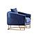 Romans Chair - Navy Blue by Furnia Furniture