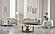 Romans 2-Pieces Sofa & Loveseat Set - Cream by Furnia Furniture