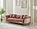 Romans Stationary Sofa - Brick by Furnia Furniture