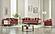 Romans Stationary Sofa - Brick by Furnia Furniture