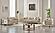 Romans Stationary Loveseat - Beige by Furnia Furniture