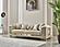 Romans Stationary Sofa - Beige by Furnia Furniture
