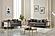 Romans Stationary Loveseat - Grey by Furnia Furniture