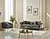 Romans Stationary Sofa - Grey by Furnia Furniture
