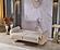 Royal Convertible Loveseat - Beige by Furnia Furniture