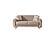 Royal 2-Pieces Sofa & Loveseat Set - Beige by Furnia Furniture