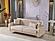 Royal 2-Pieces Sofa & Loveseat Set - Beige by Furnia Furniture