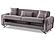 Royal Convertible Loveseat - Light Grey by Furnia Furniture