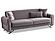 Royal Convertible Loveseat - Light Grey by Furnia Furniture