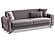 Royal Convertible Sofa - Light Grey by Furnia Furniture