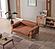 Ruby Convertible Loveseat - Beige by Furnia Furniture