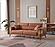 Ruby 2-Pieces Sofa & Loveseat Set - Beige by Furnia Furniture