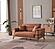 Ruby 2-Pieces Sofa & Loveseat Set - Beige by Furnia Furniture