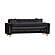 Senfoni Convertible Sofa - Black by Furnia Furniture