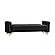 Senfoni Convertible Sofa - Black by Furnia Furniture