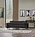 Senfoni Convertible Sofa - Black by Furnia Furniture