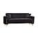 Senfoni Convertible Sofa - Black by Furnia Furniture