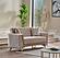 Senfoni Convertible Loveseat - Beige by Furnia Furniture