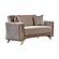 Senfoni 2-Pieces Sofa & Loveseat Set - Beige by Furnia Furniture