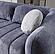 Snowy Stationary Loveseat - Anthracite by Furnia Furniture