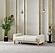 Soho Convertible Loveseat - Cream by Furnia Furniture