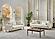 Soho Convertible Loveseat - Cream by Furnia Furniture